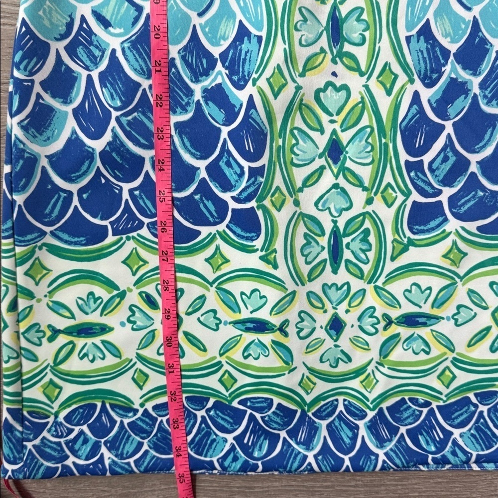 Lilly Pulitzer Perla Shift Dress - Scuba Scale Medium - Picture 9 of 9